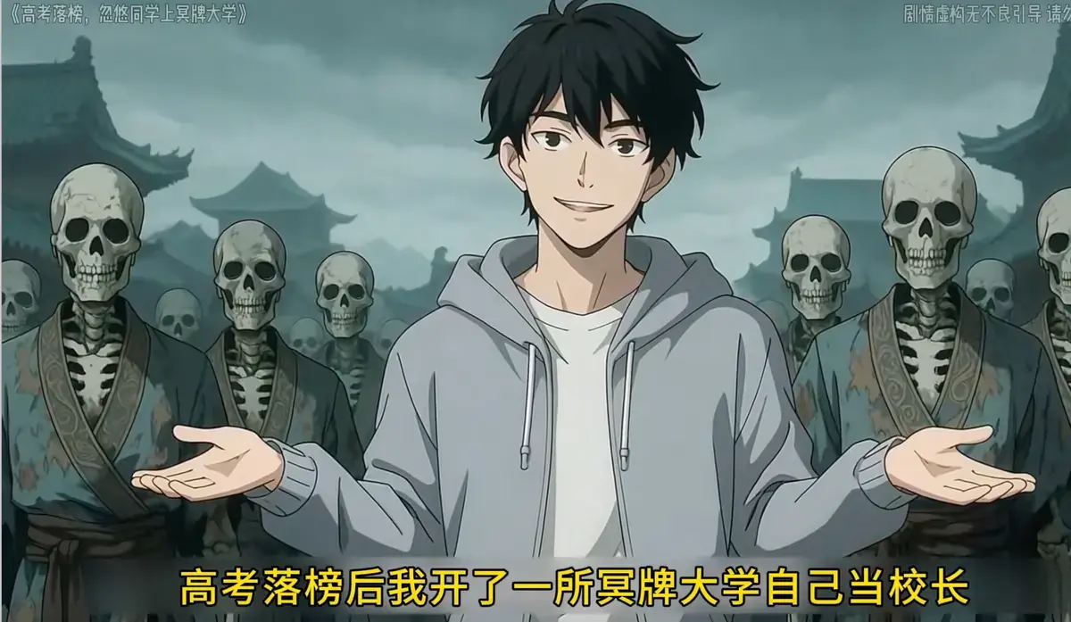 高考落榜生搞笑逆袭《高考落榜，忽悠同学上冥牌大学》-忽悠同学上冥牌大学全集-动漫在线观看1080P高清