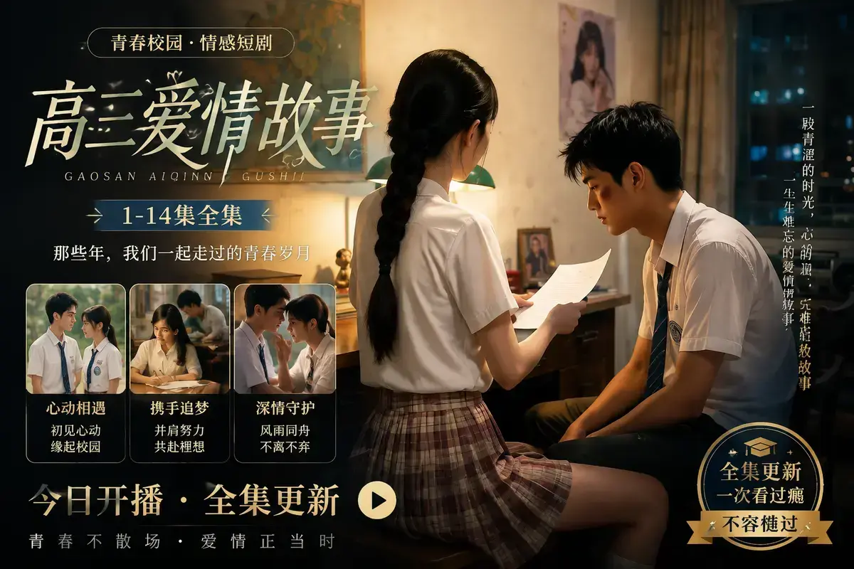 《AI短剧：B中爱情故事》全集免费观看 - 相识篇暗恋篇4K超清未删减 - 夸克网盘极速下载