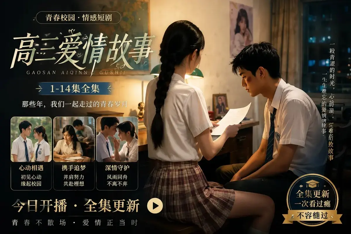 《高三爱情故事》高清未删减全集在线观看-黄果魔改AI短剧蓝光修复中字版-百度阿里云盘资源直链
