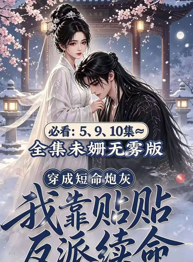 穿书炮灰抱对腿续命指南-AI漫剧黄果版《穿成短命炮灰，我靠贴贴反派续命》去雾版全集免费看无删减完整版